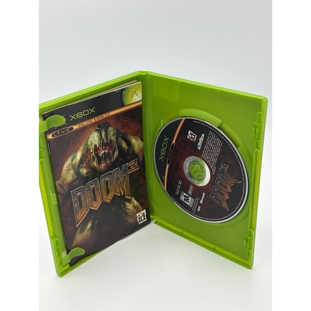 Doom 3 Microsoft Xbox, 2005 Complete and Tested Video Game FPS - Picture 2 of 4